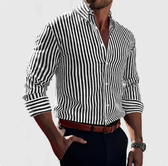 JORGE | Camisa de Hombre a Rayas