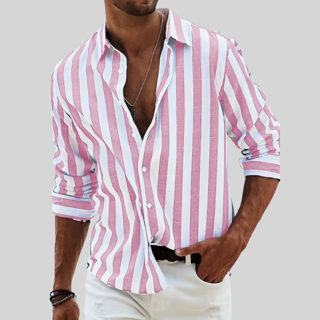 Oliver – Camisa de Rayas Estilo Riviera