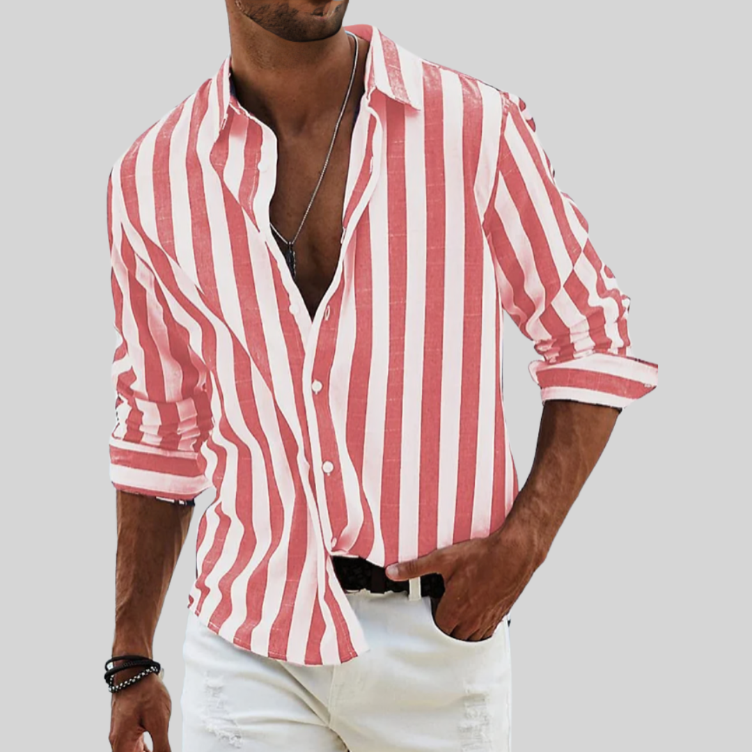Oliver – Camisa de Rayas Estilo Riviera