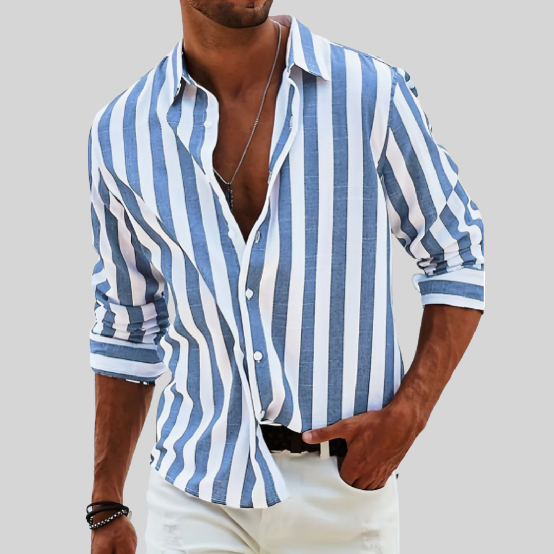 Oliver – Camisa de Rayas Estilo Riviera