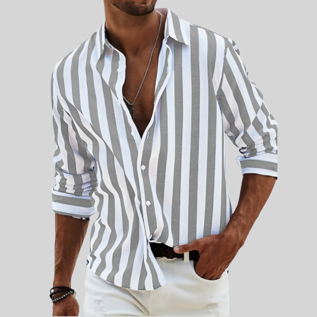 Oliver – Camisa de Rayas Estilo Riviera