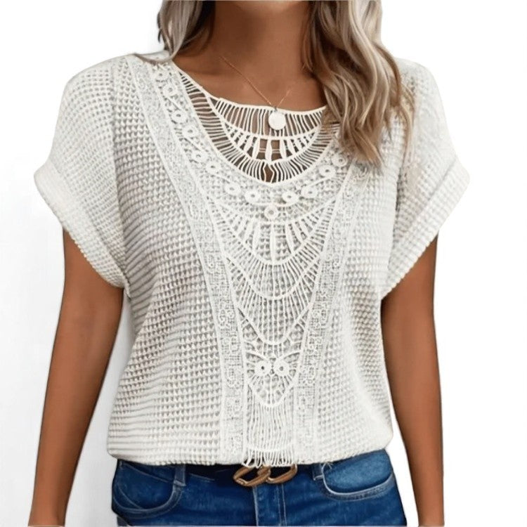 Karin™ | Elegante Blusa de Estilo Retro