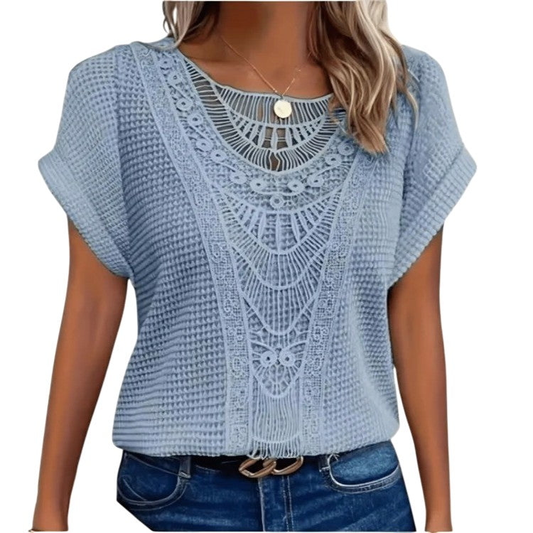 Karin™ | Elegante Blusa de Estilo Retro