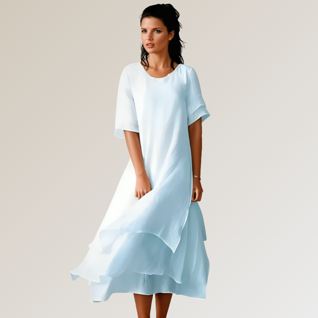 Alizée™ | Vestido Largo Elegante en Algodón