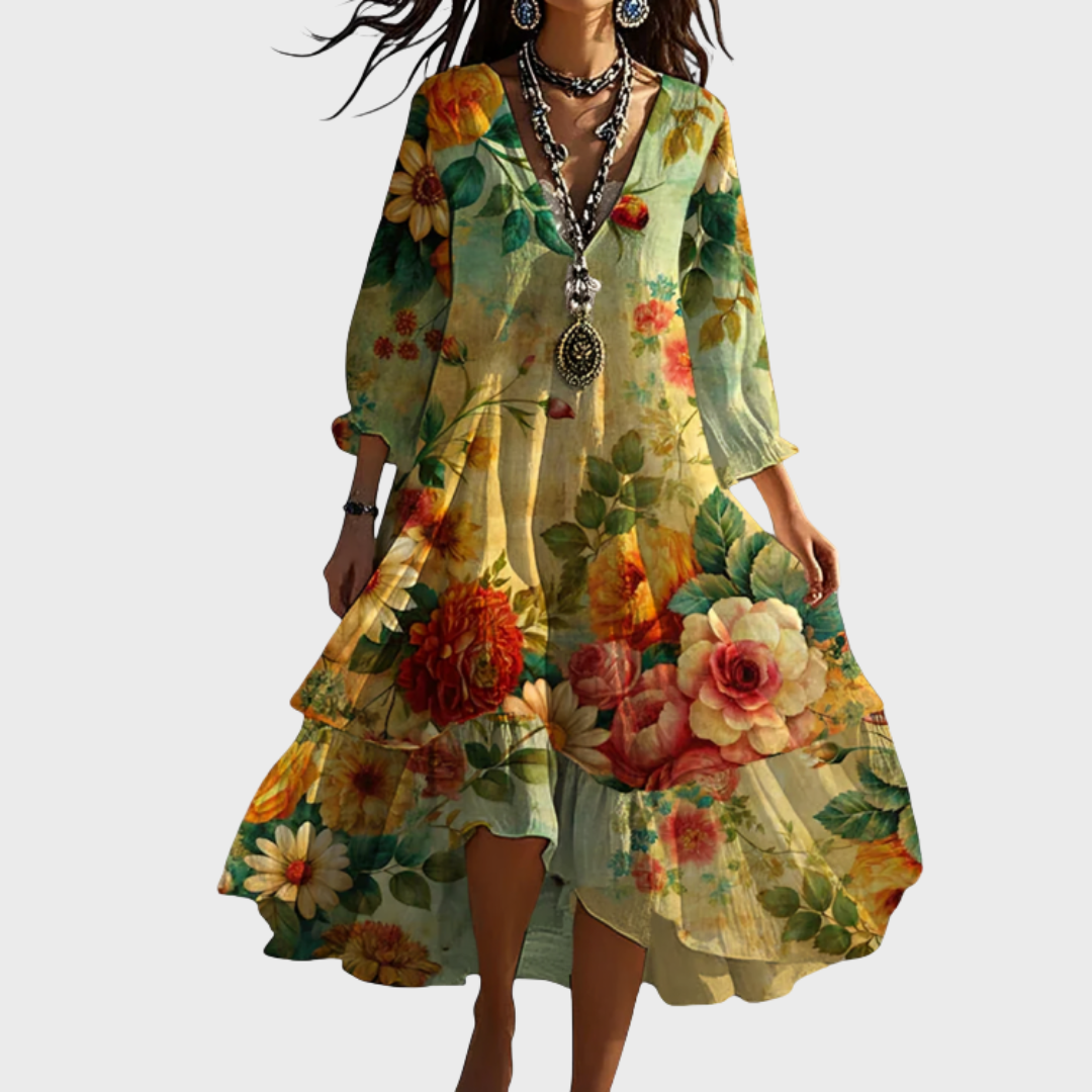 Martine™ | Vestido Boho Vintage