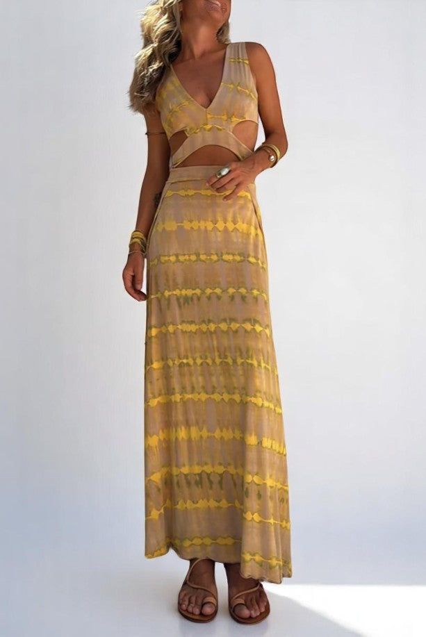 Albergaria™ – Vestido Tie-Dye con Stretch Eleanor