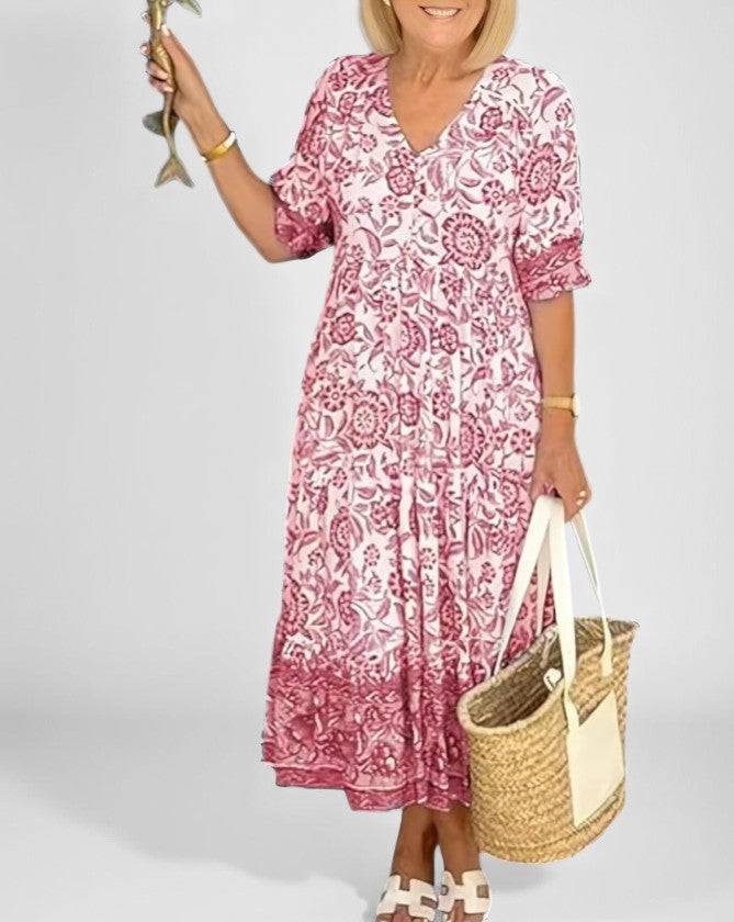 Nia™ | Elegante y Ligera Vestido Floral