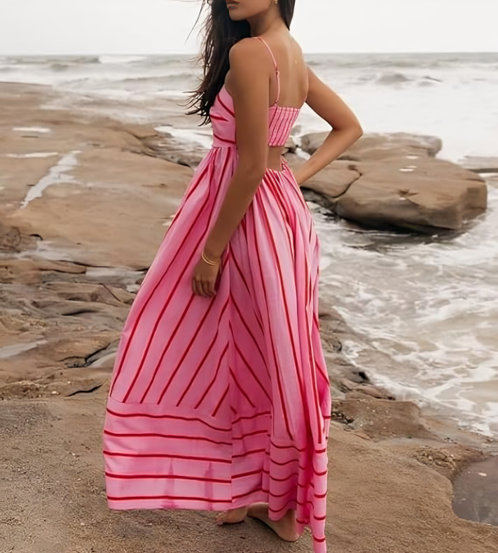 Albergaria™ – Sunset Vibes Vestido Maxi