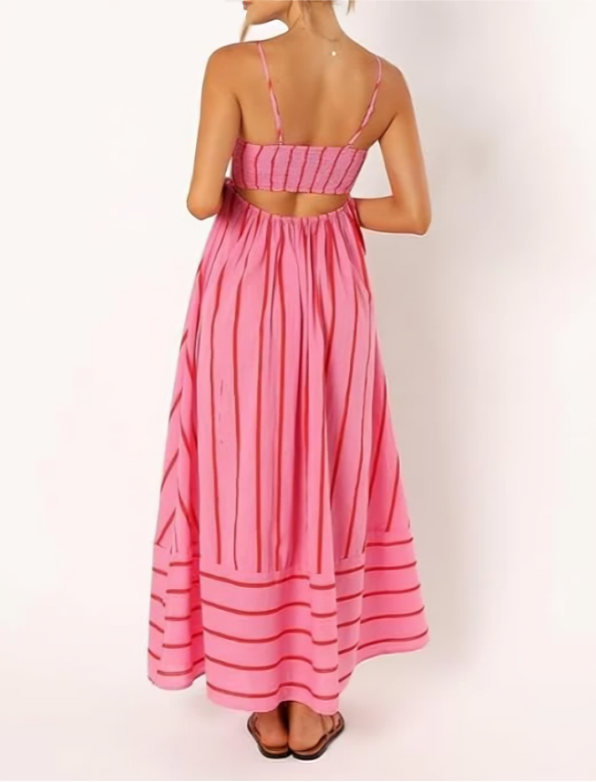 Albergaria™ – Sunset Vibes Vestido Maxi