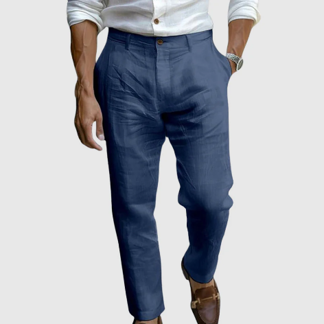 Saint-Tropez – Pantalones de lino elegantes