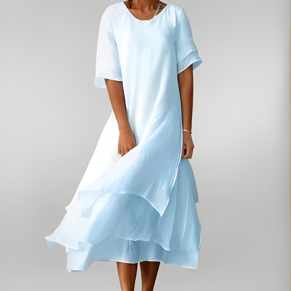 Alizée™ | Vestido Largo Elegante en Algodón