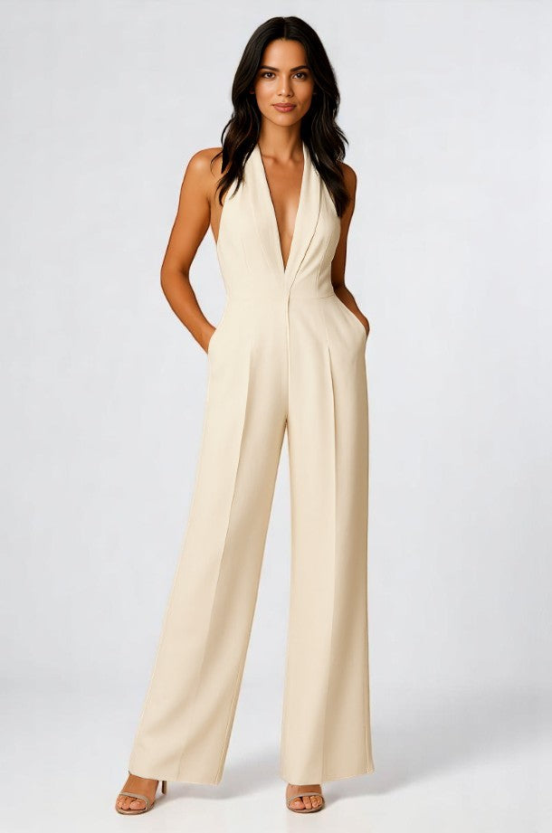 Theres™ | Jumpsuit Elegante en Tejido Premium
